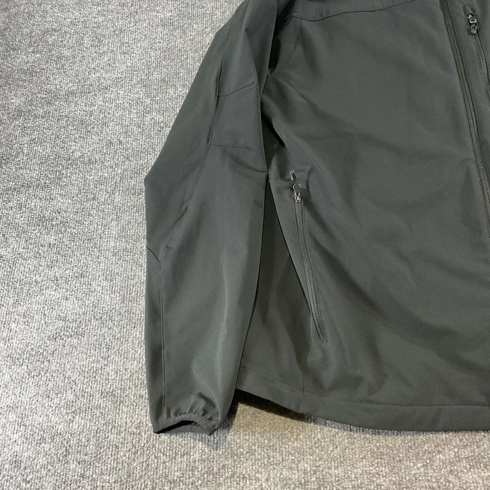 Marmot Softshell Jacket Mens XXL Black Full Zip Windbreaker Aramark Logo M3